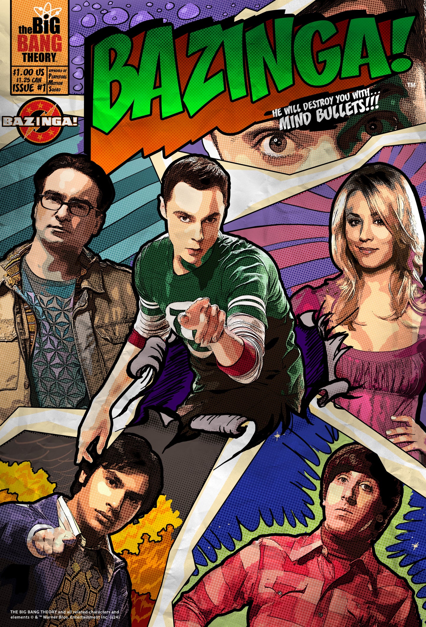 Big Bang Theory Bazinga! Poster #139