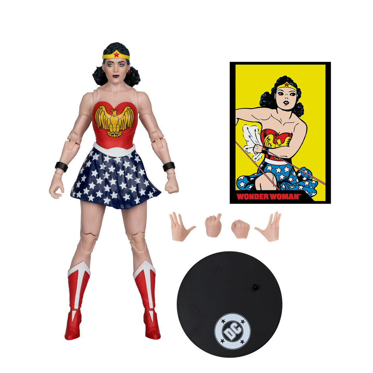 McFarlane Toys DC Direct Wonder Woman #1 Action Figure with Comic Book