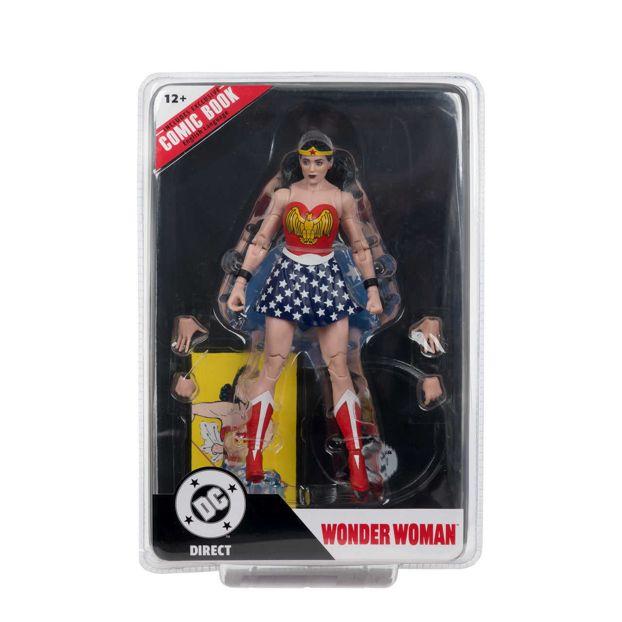 McFarlane Toys DC Direct Wonder Woman #1 Action Figure with Comic Book