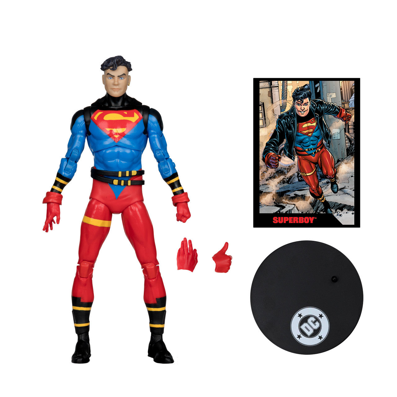 McFarlane Toys DC Direct Superboy #1 Action Figure with Comic Book