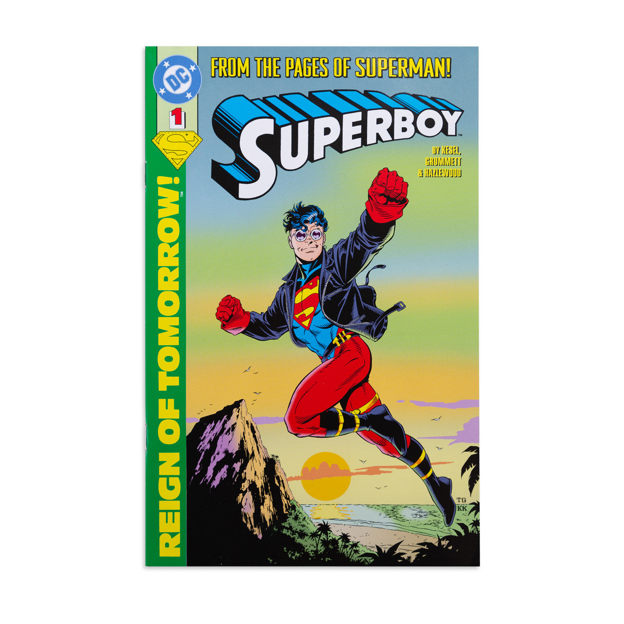 McFarlane Toys DC Direct Superboy #1 Action Figure with Comic Book