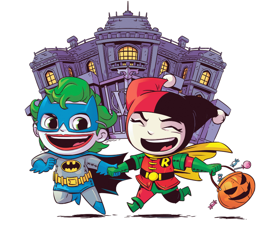 DC Superfriends Halloween Harley & Joker Mug