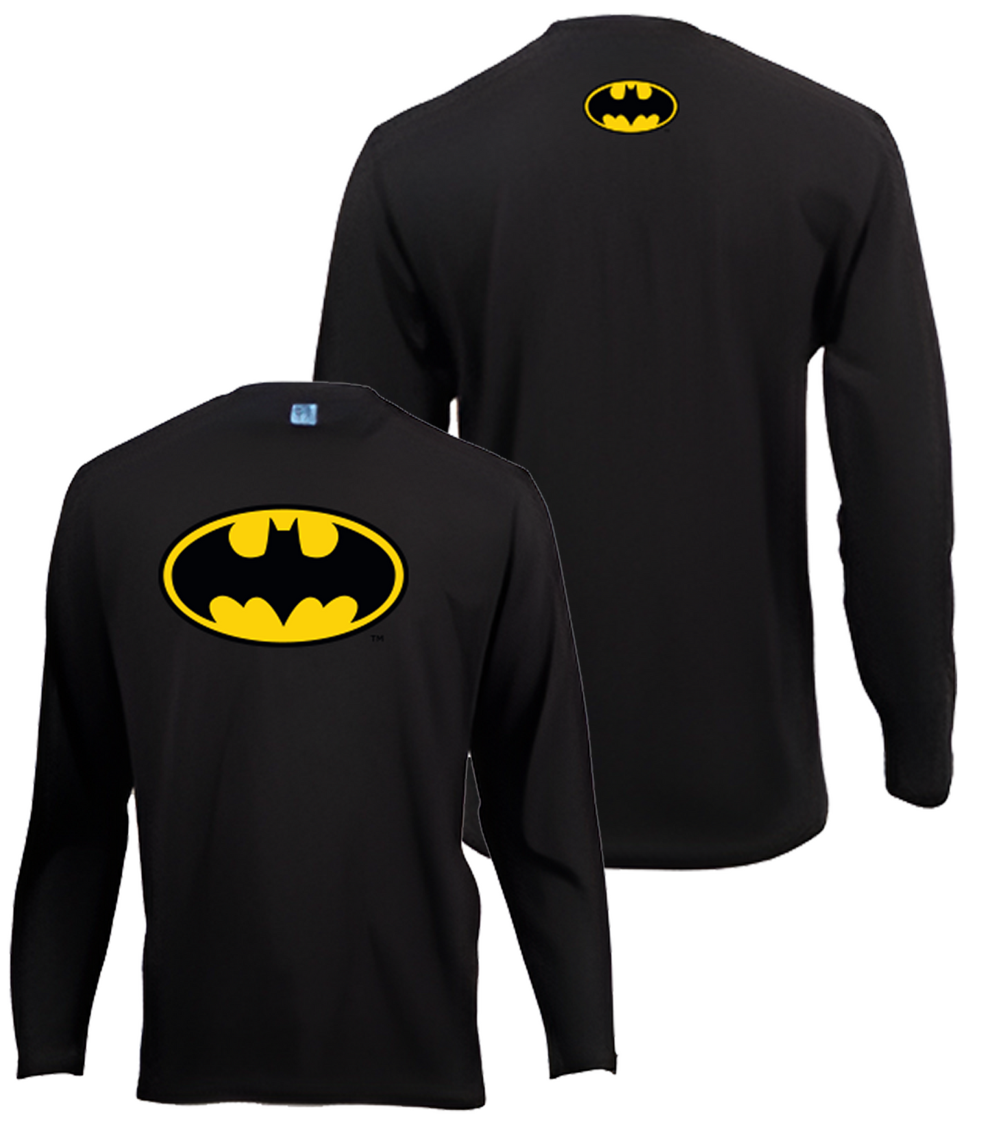 Long Sleeved Tee Batman Symbol Black