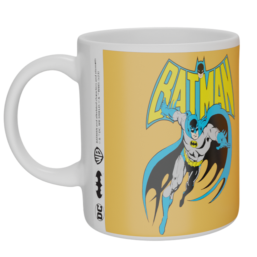 Batman Vintage Yellow Mug