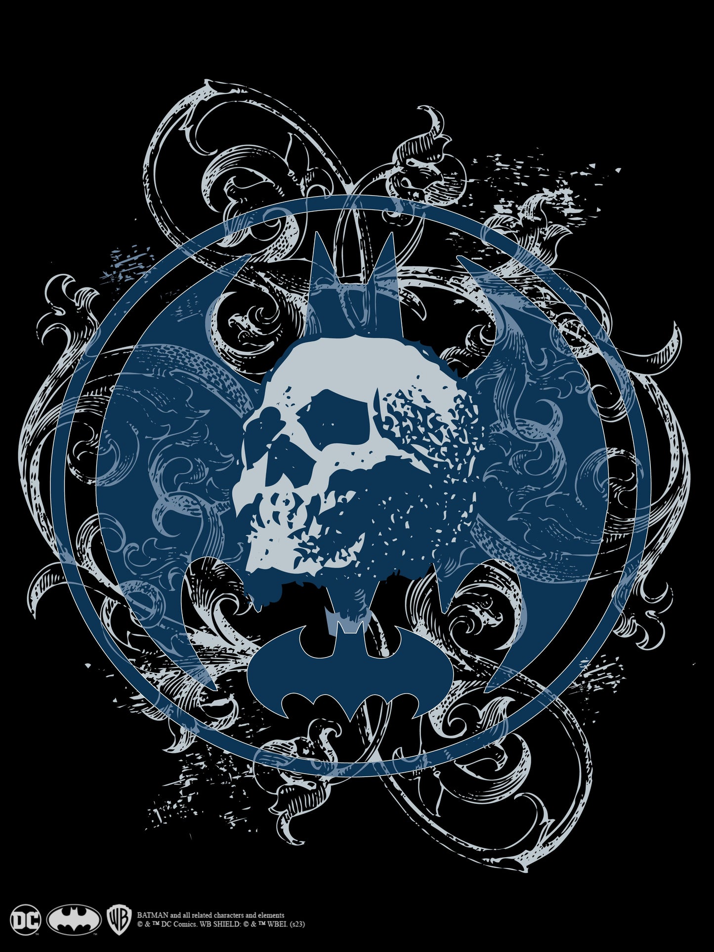 Batman Symbol With Skull Poster #10