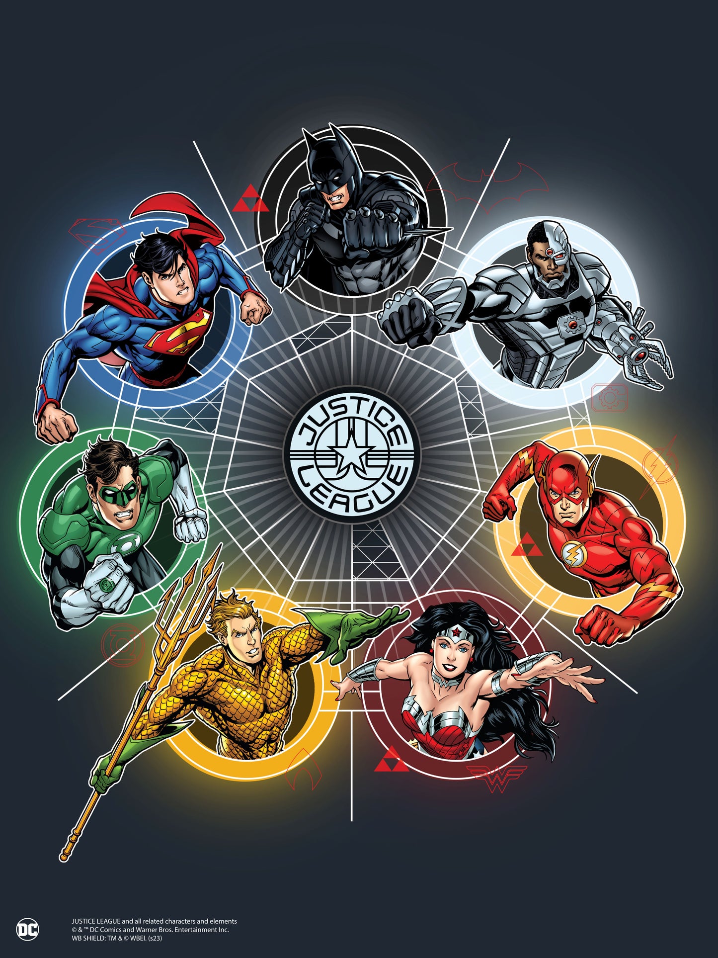 Justice League Circles Poster #29