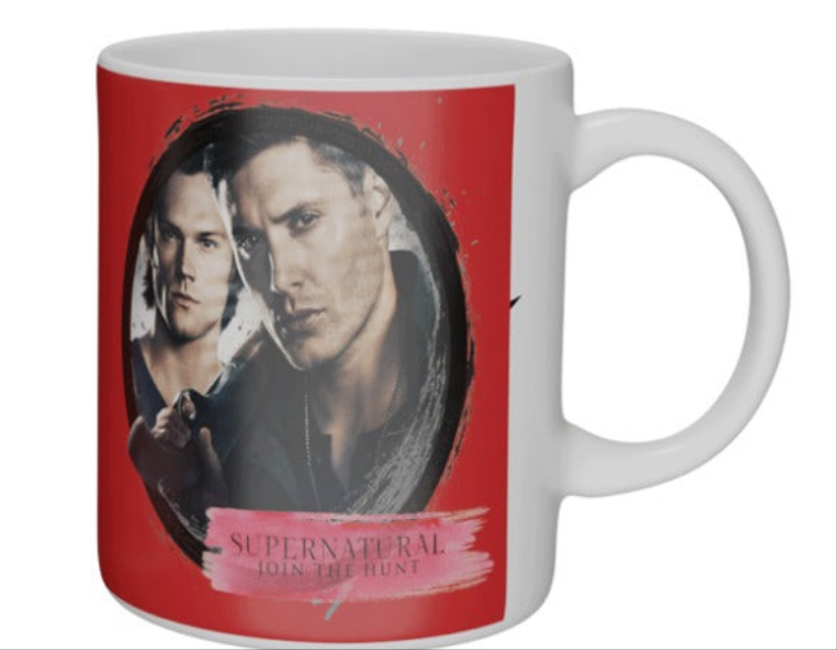 Supernatural Portrait Red Mug