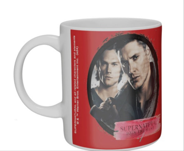 Supernatural Portrait Red Mug