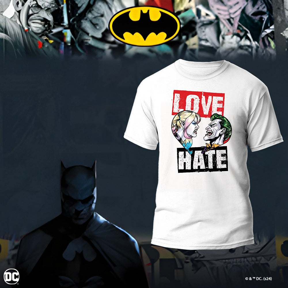 Harley Quinn Joker Love Hate T-Shirt
