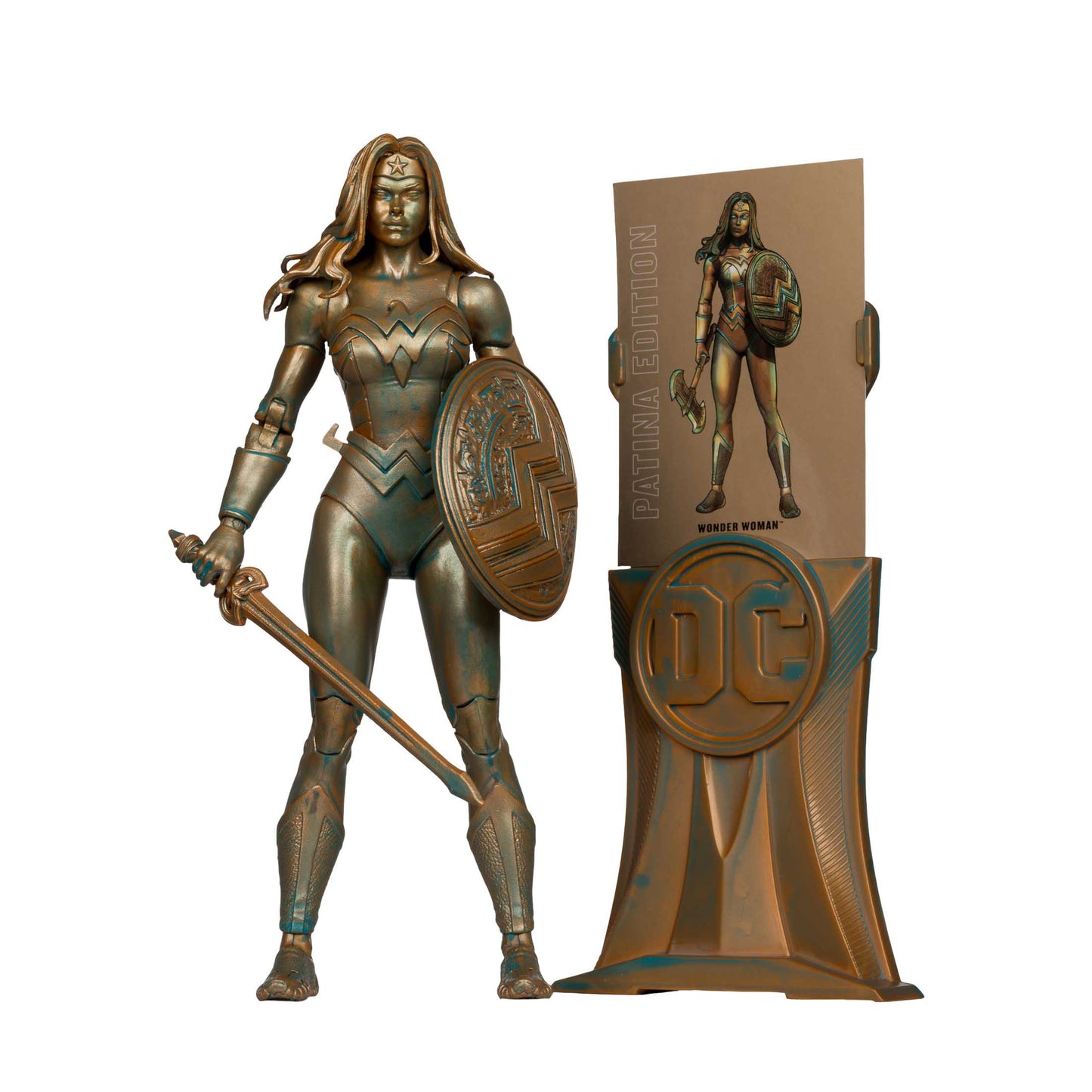 McFarlane Toys DC Multiverse 7 Inch - Wonder Woman (Patina) (Gold Label) Action Figure