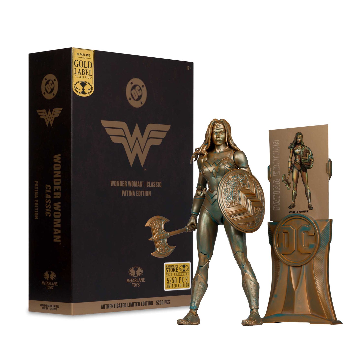McFarlane Toys DC Multiverse 7 Inch - Wonder Woman (Patina) (Gold Label) Action Figure