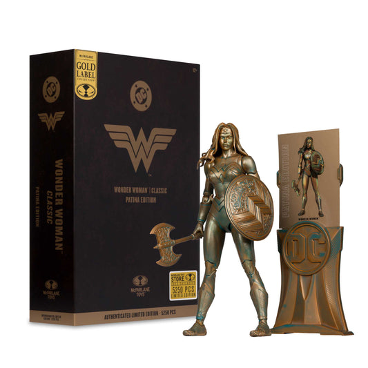 McFarlane Toys DC Multiverse 7 Inch - Wonder Woman (Patina) (Gold Label) Action Figure