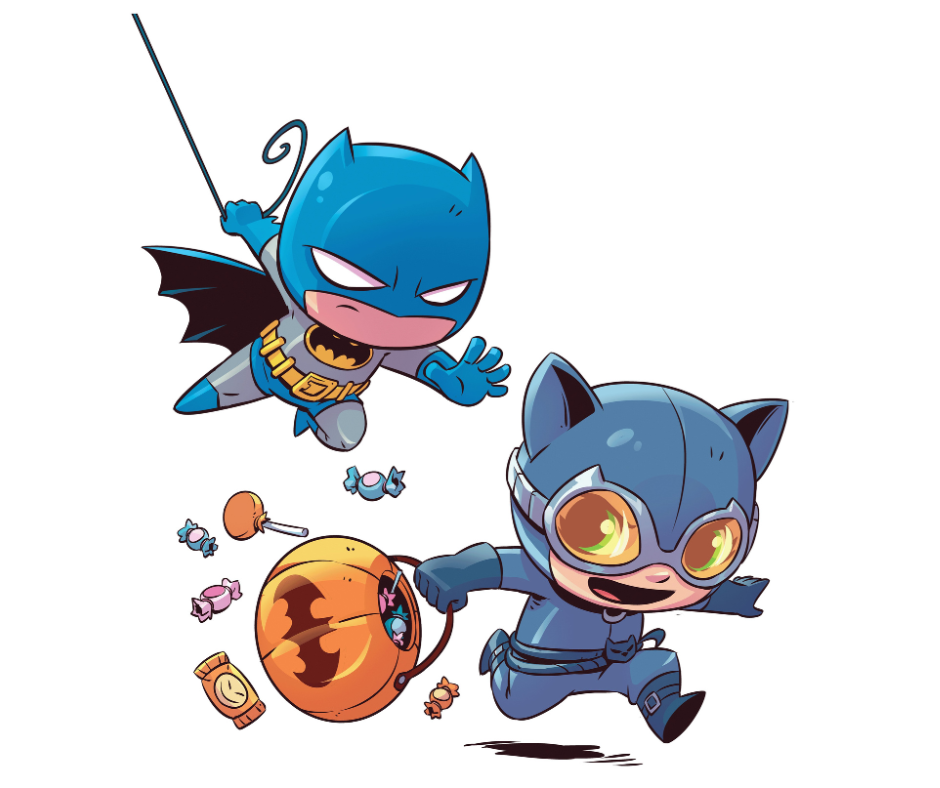 DC Superfriends Halloween Batman & Catwoman Mug