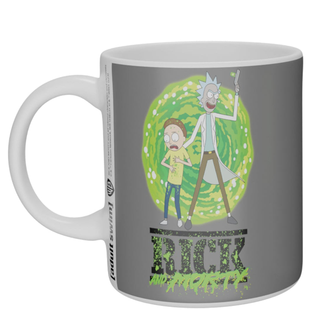 Rick & Morty Portal Gray Mug