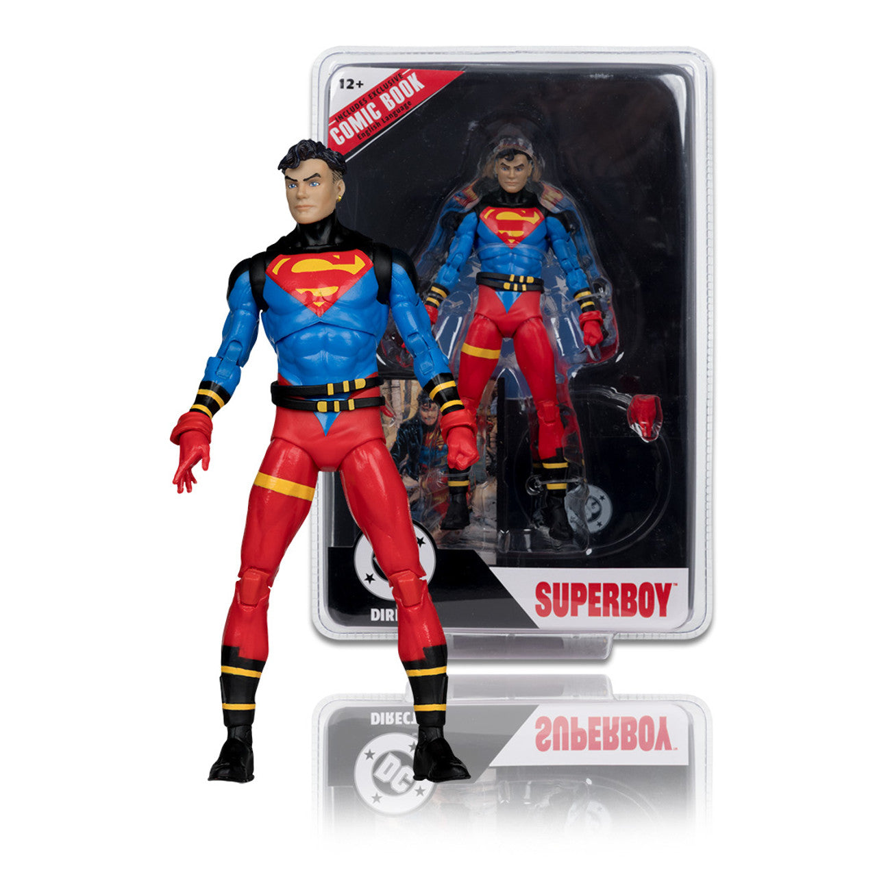 McFarlane Toys DC Direct Superboy #1 Action Figure with Comic Book