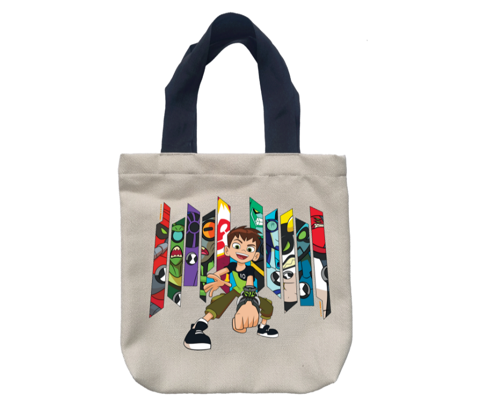 Ben 10 Panels Tote Bag