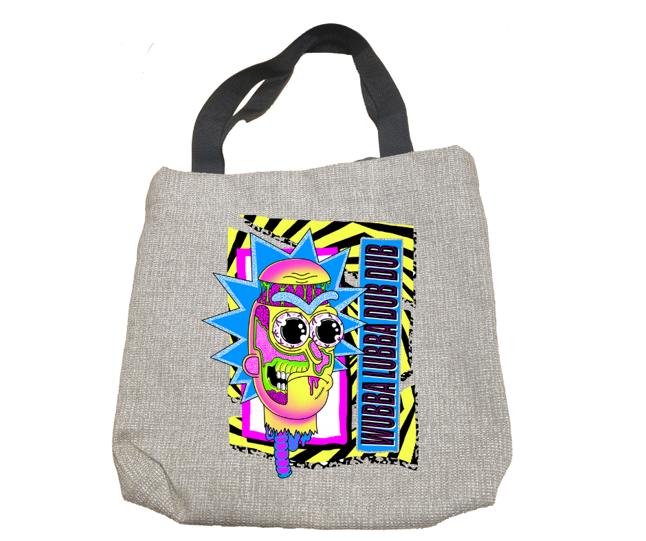 Rick and Morty Wubba Lubba Tote Bag