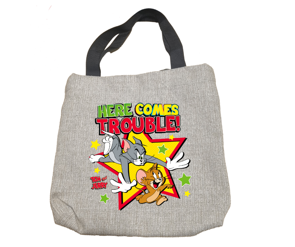 Tom & Jerry Trouble Tote Bag