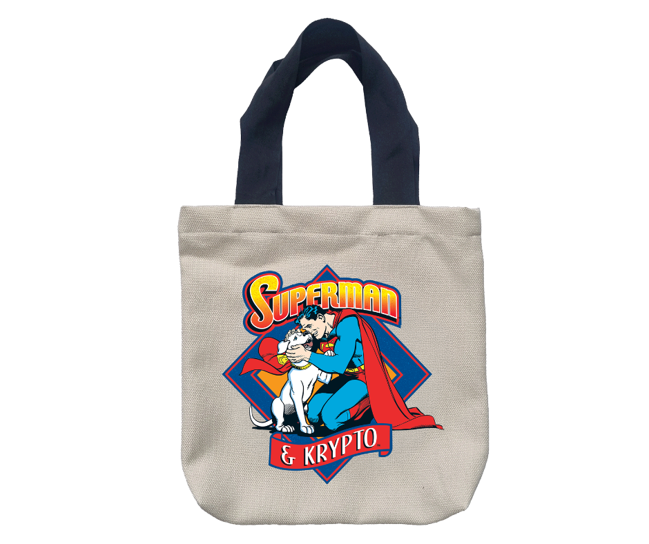 Superman & Krypto Tote Bag