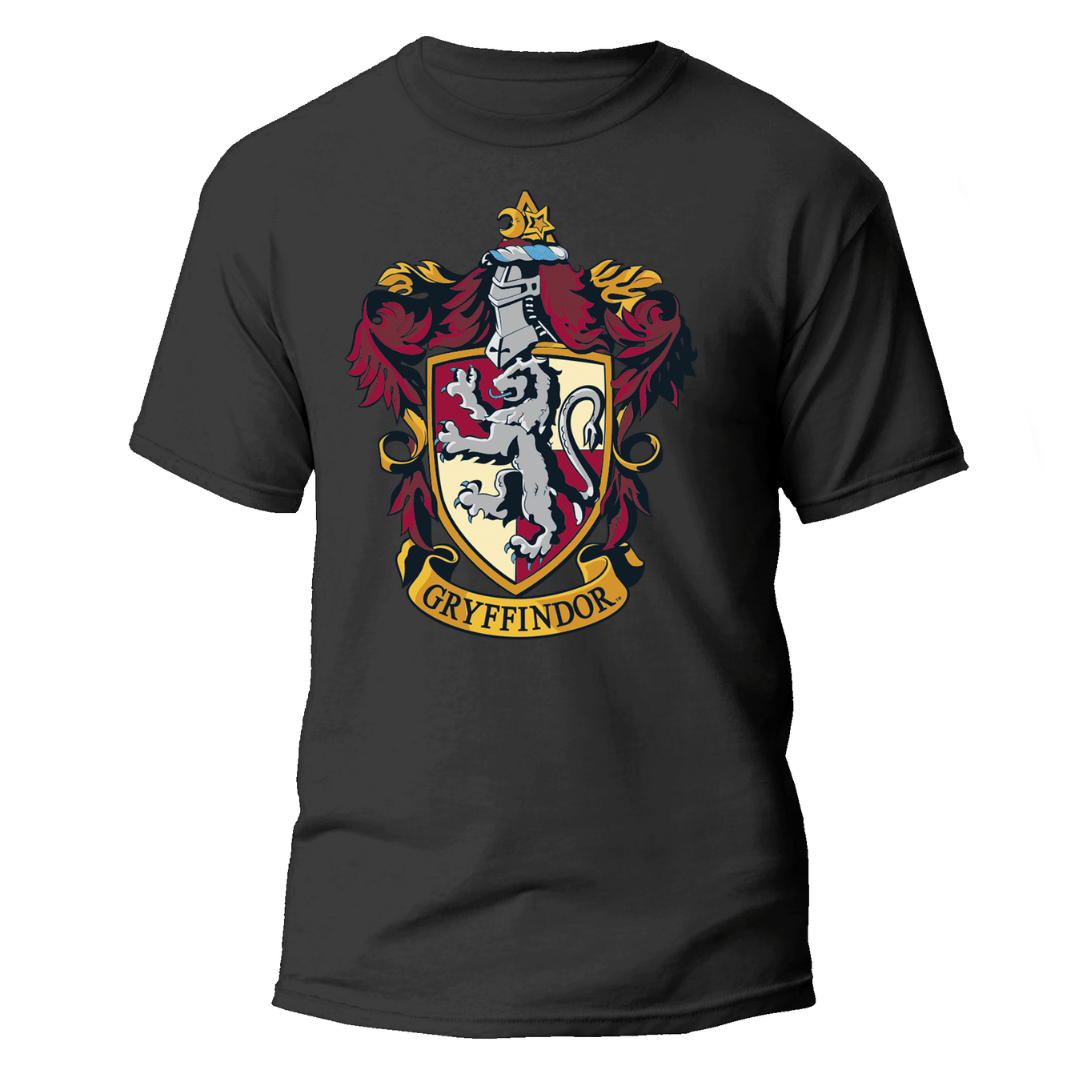Harry Potter Gryffindor House T-Shirt Black