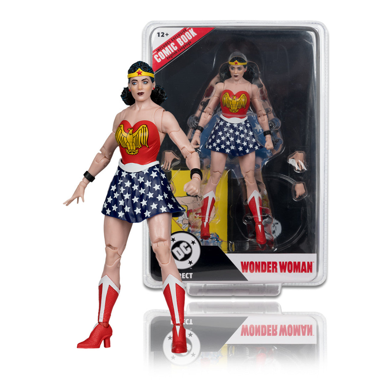 McFarlane Toys DC Direct Wonder Woman #1 Action Figure with Comic Book