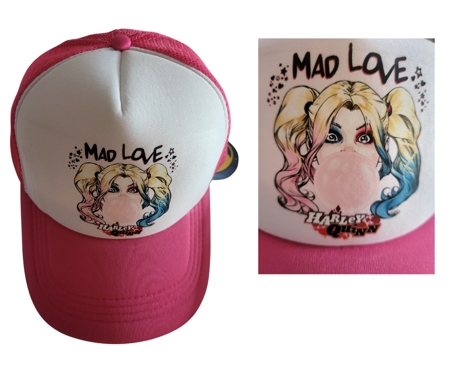 Cap Harley Quinn Mad Love Pink