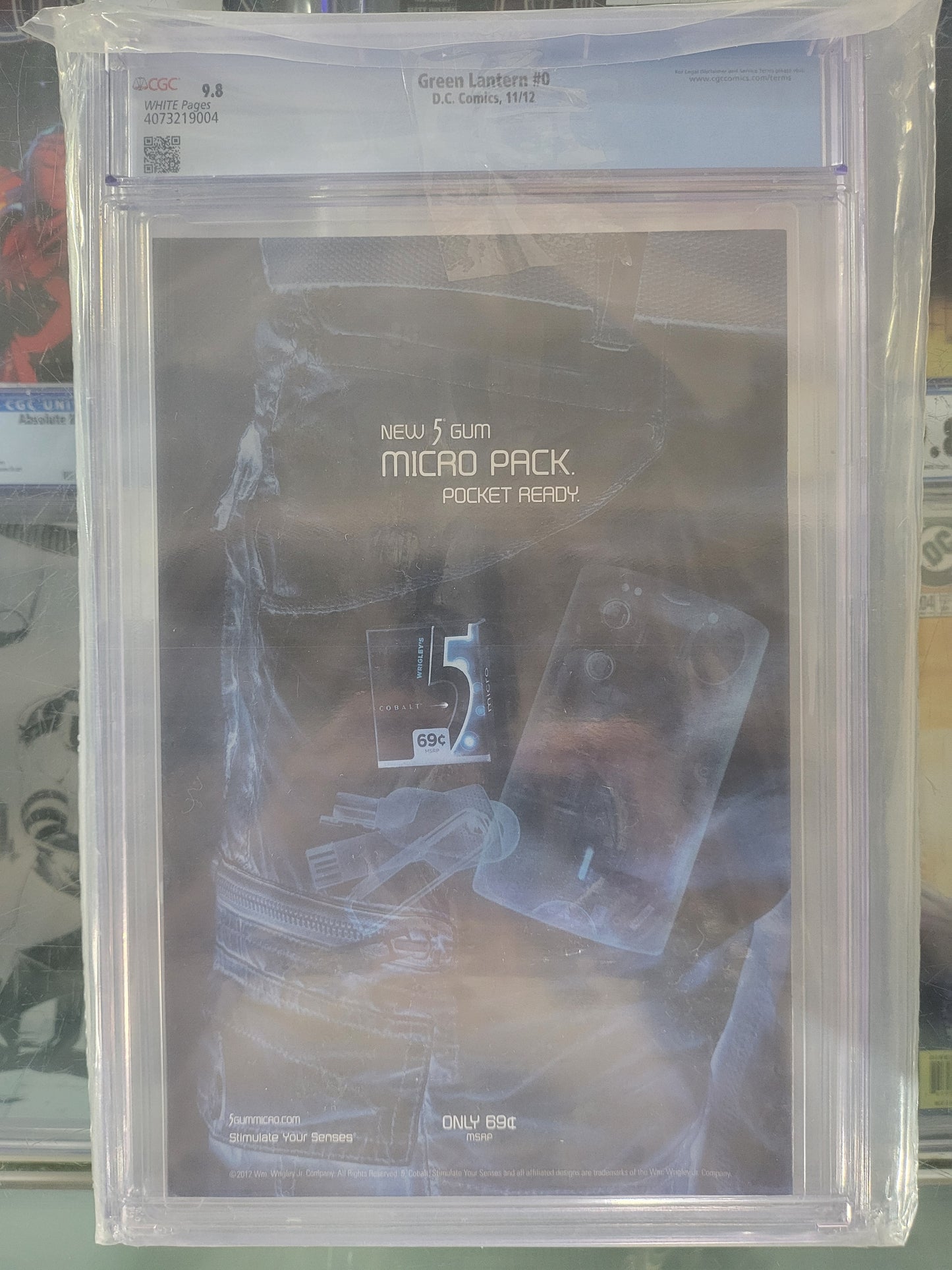 Green Lantern #0 2012 CGC 9.8