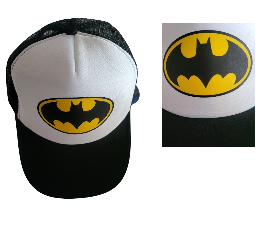 Cap Batman Logo Black