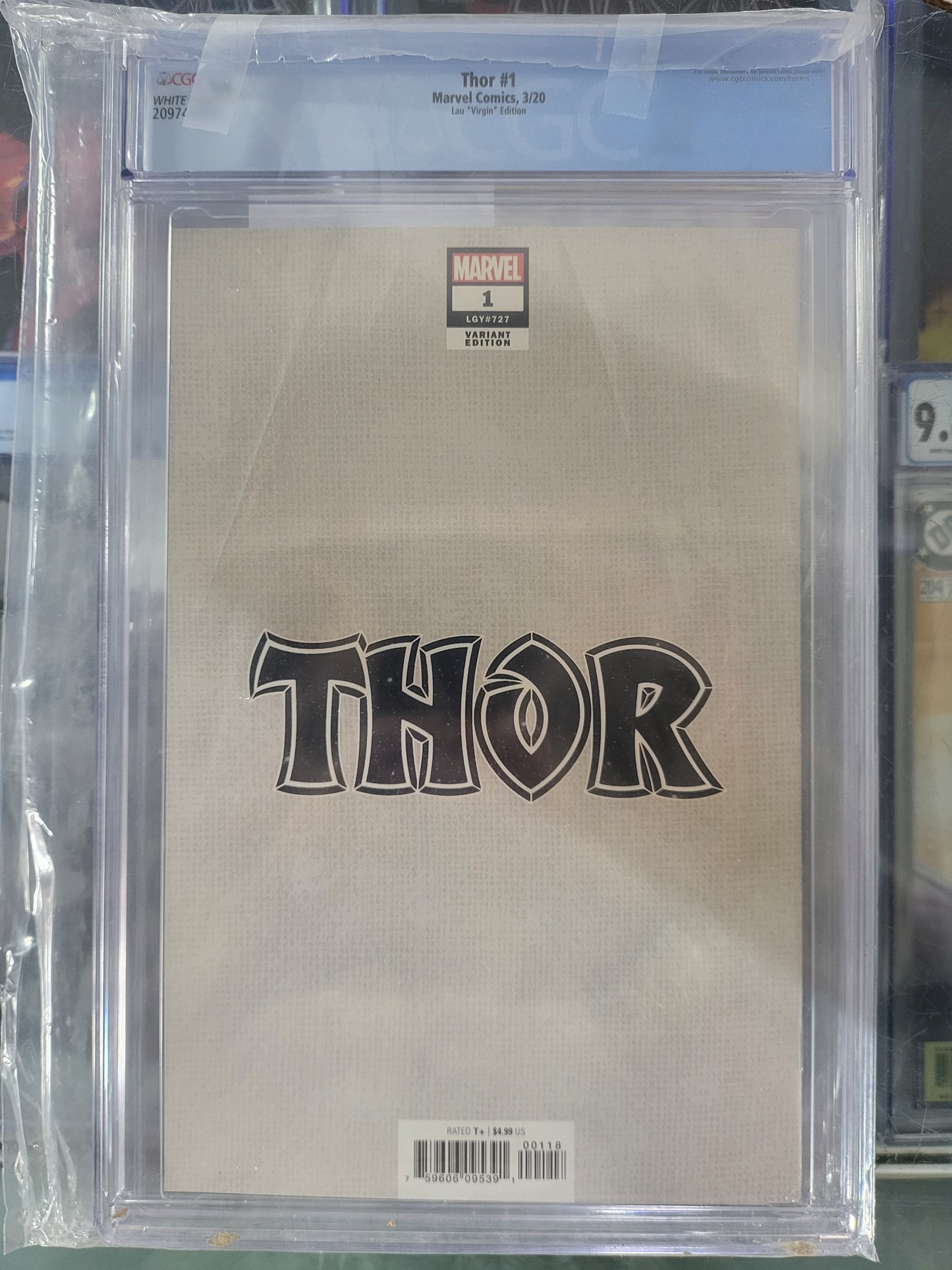 Thor #1 2020 CGC 9.8 Stanley Lau Artgerm Virgin Cover