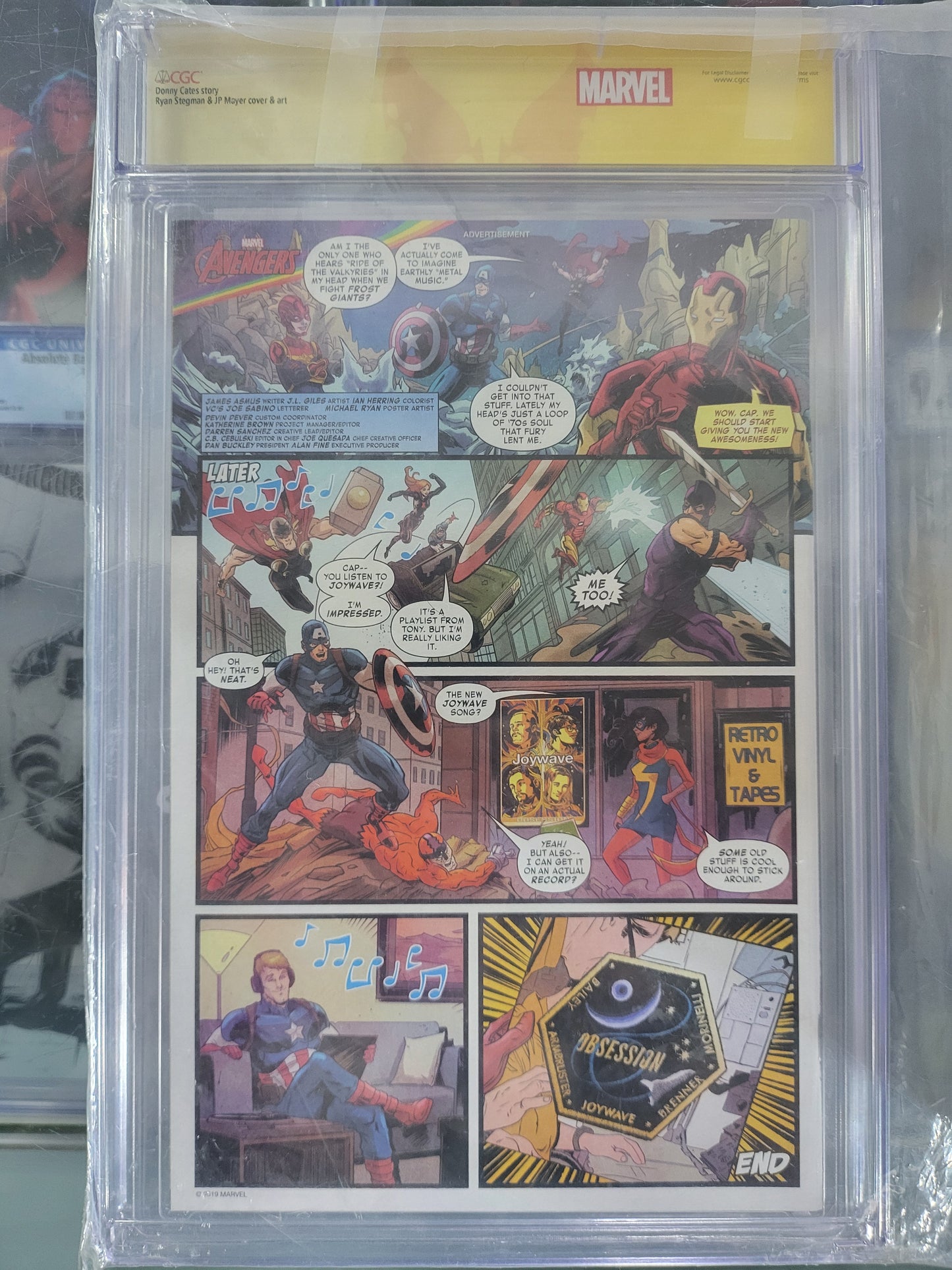 Absolute Carnage #1 2019 CGC 9.8 Signature Series Signed and Sketched by Mark Bagley