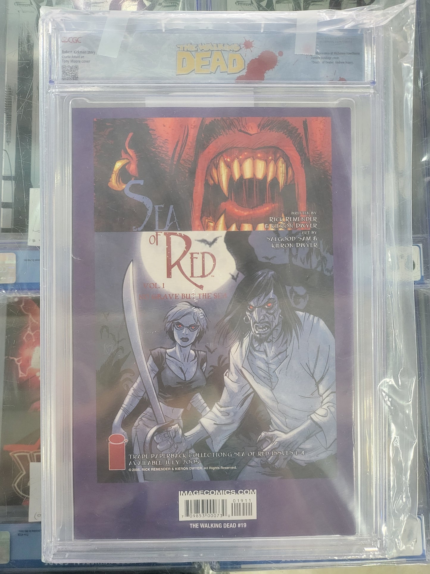 Walking Dead #19 2005 CGC 9.8 Custom Label