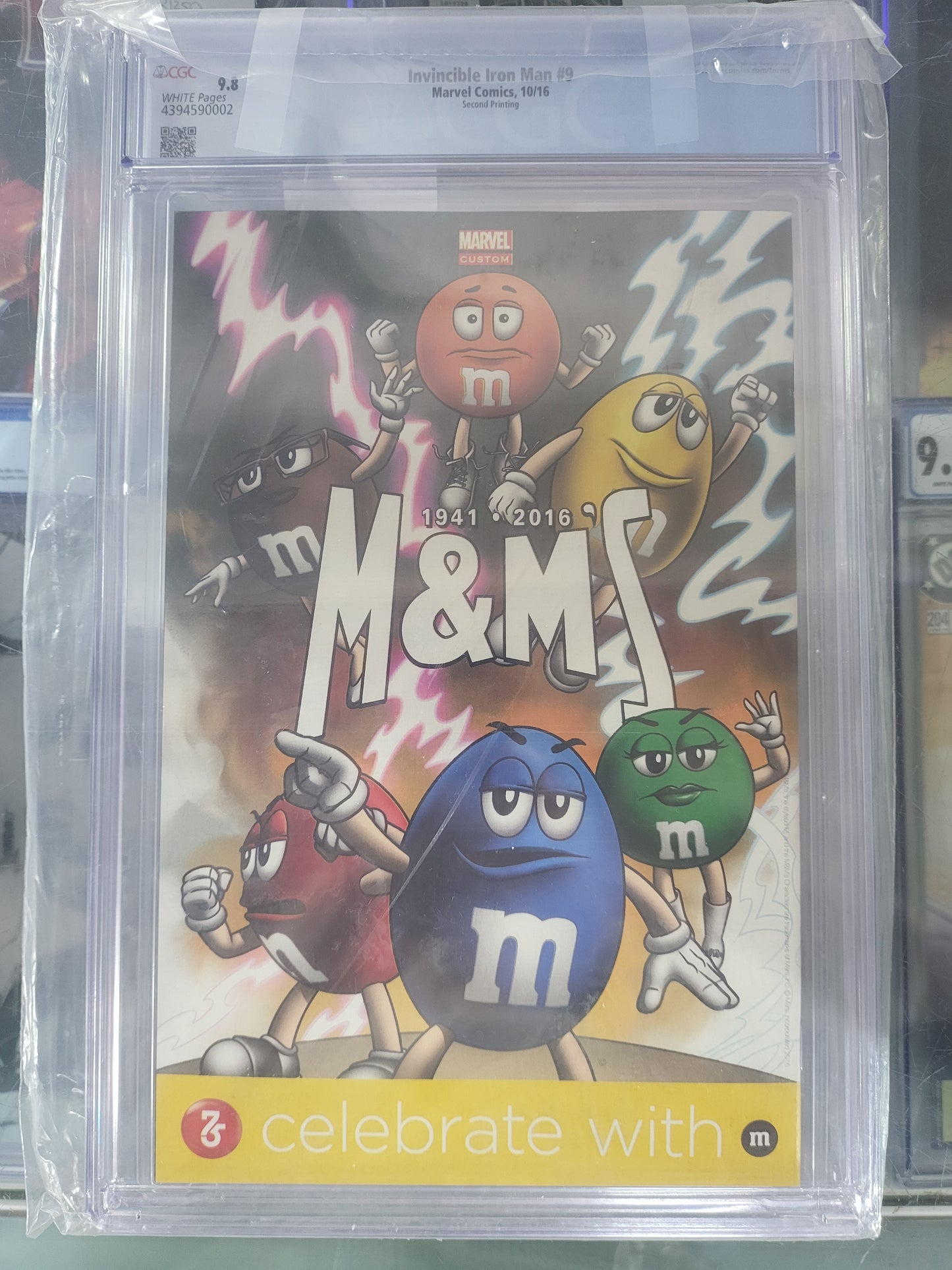 Invincible Iron Man #9 2016 CGC 9.8 Second Printing