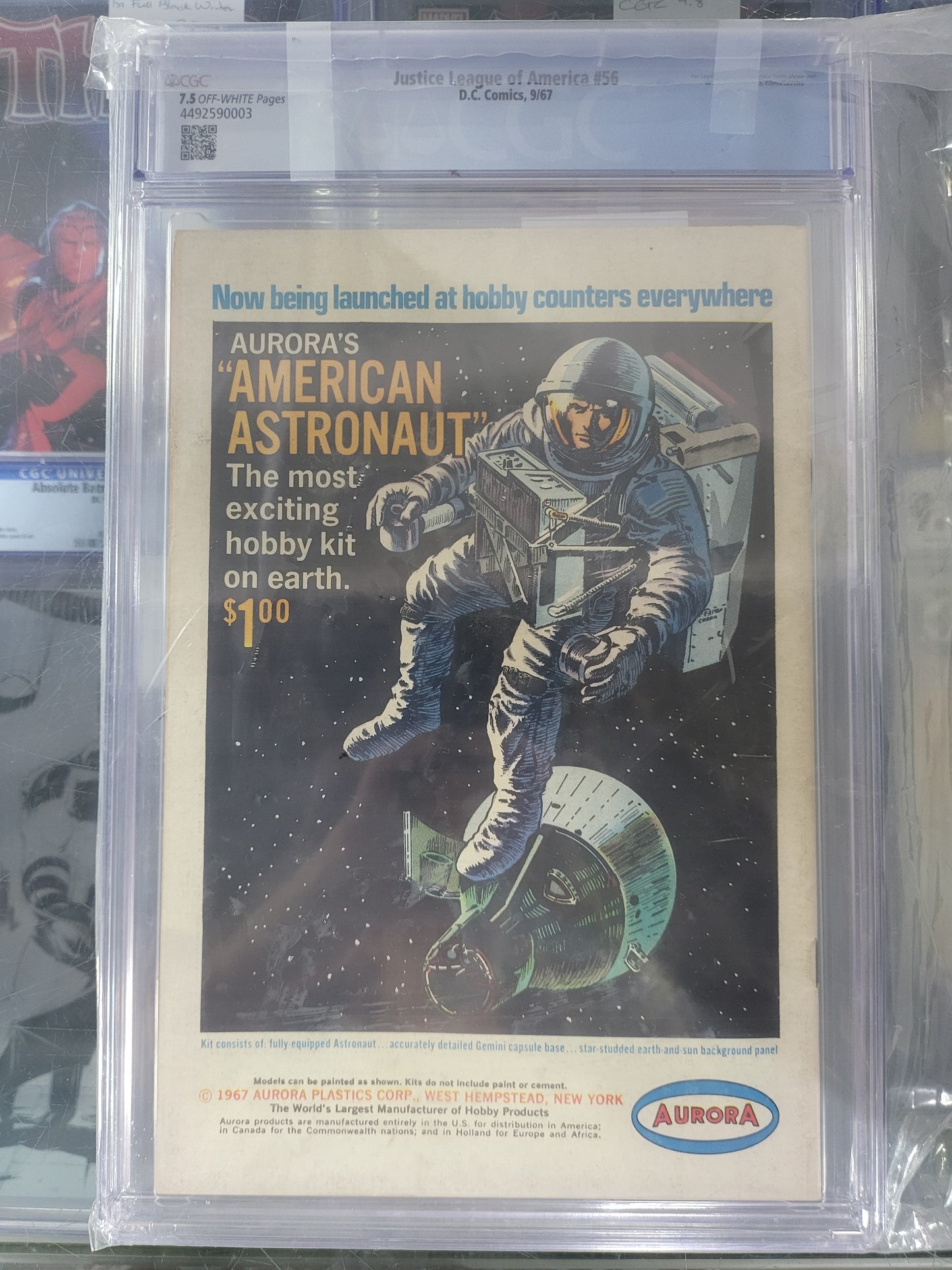Justice League of America #56 1967 CGC 7.5