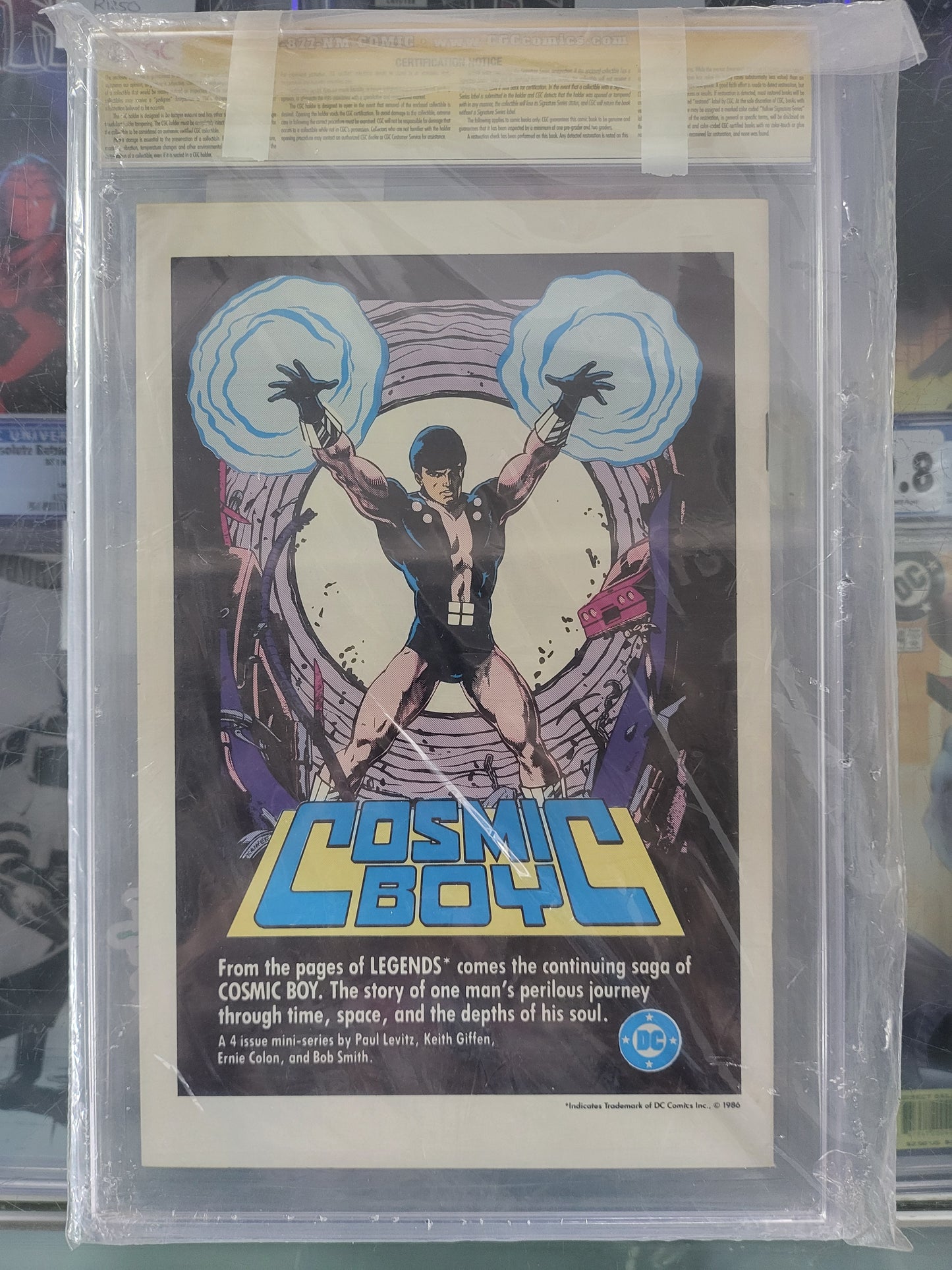 New Teen Titans #26 1986 CGC 9.8 Signature Series Signed by Marv Wolfman