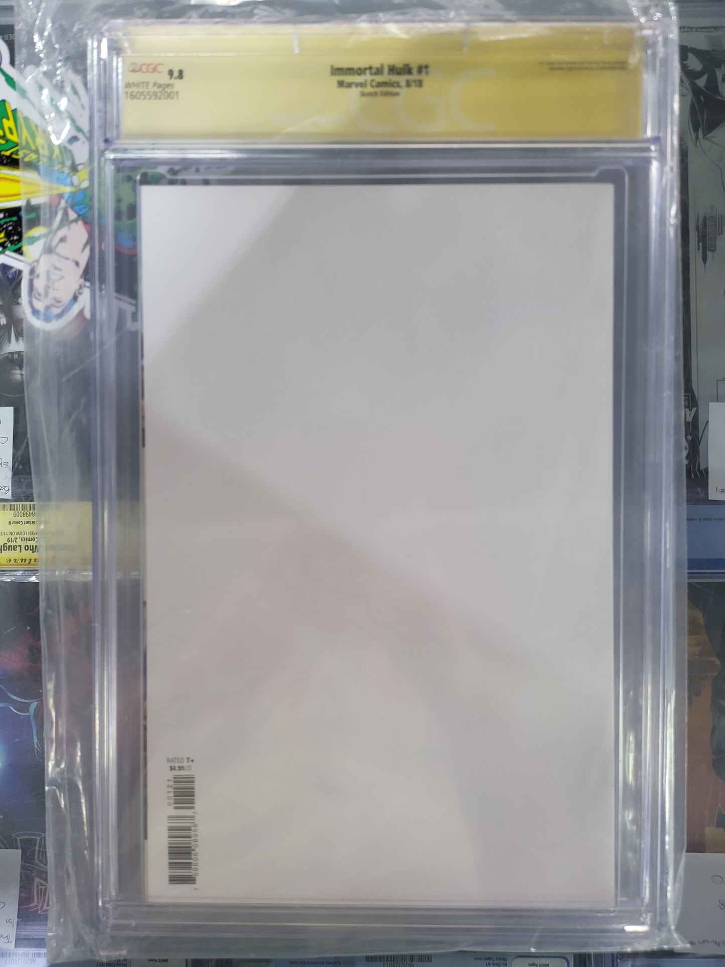 Immortal Hulk #1 2018 CGC 9.8 Signature Series Signed and Sketched by Sean Izaakse