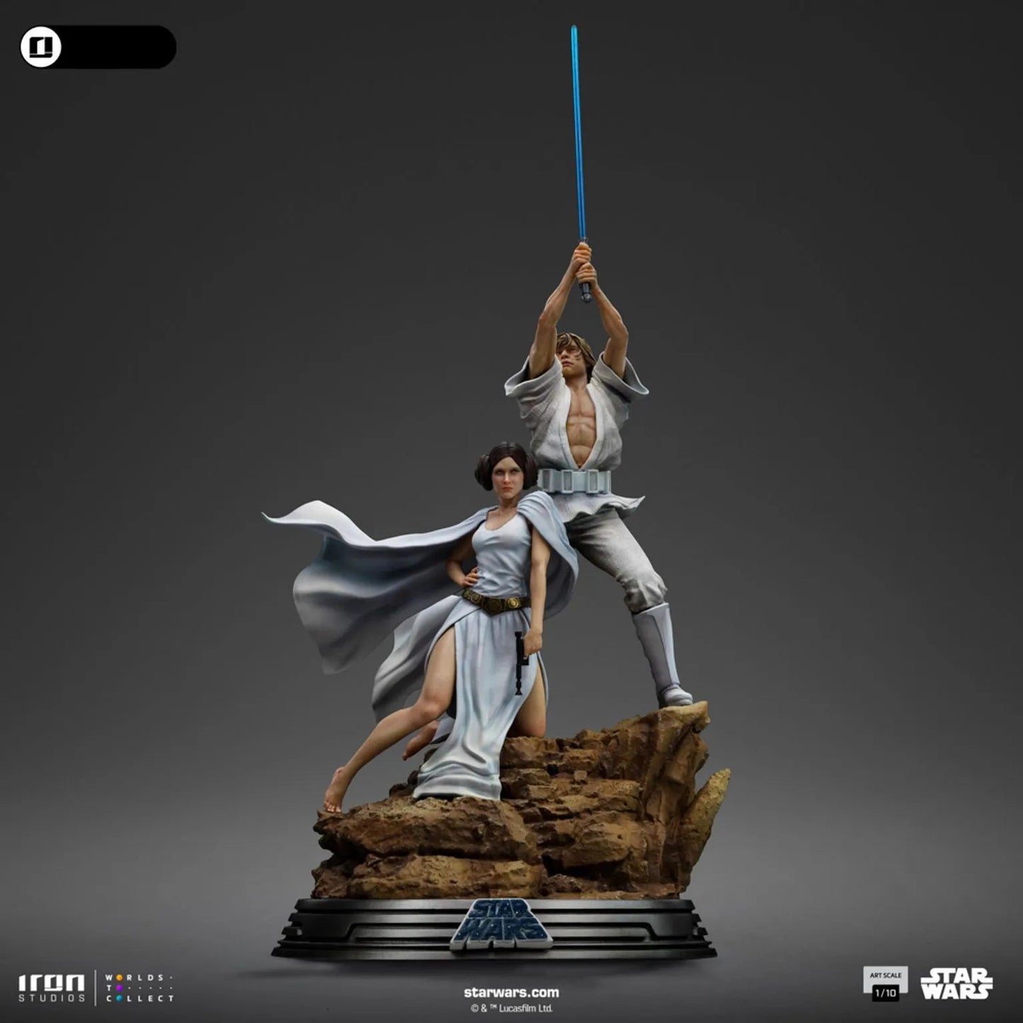 Iron Studios: Star Wars - Luke & Leia: Art Scale 1/10 Statue PRE ORDER