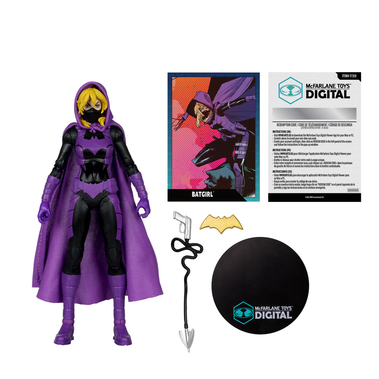 McFarlane Toys DC Direct Batgirl Stephanie Brown Action Figure [Digital Collectible]