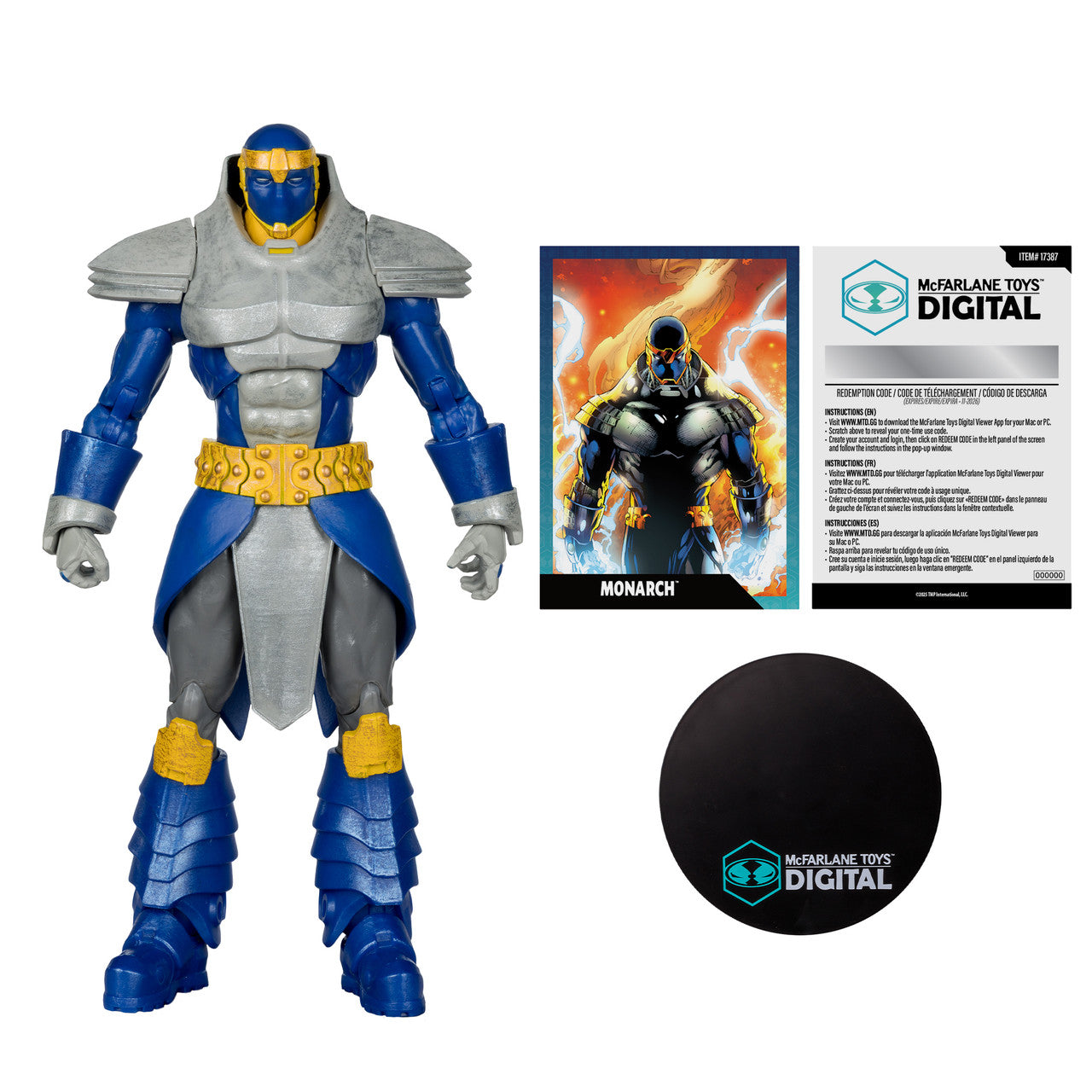 McFarlane Toys DC Direct Monarch Action Figure [Justice League America, Digital Collectible]