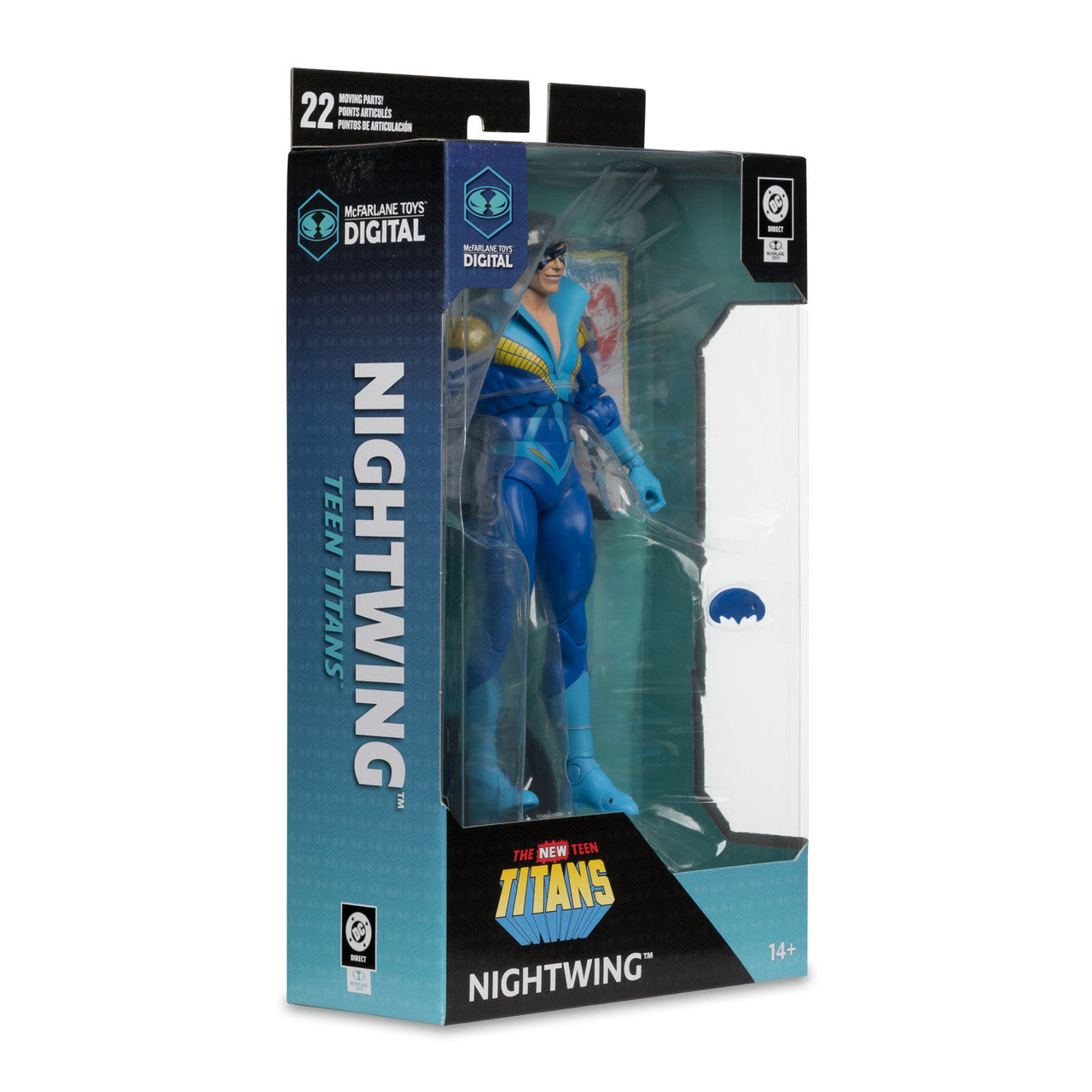 McFarlane Toys DC Direct Nightwing Action Figure [Teen Titans, Digital Collectible]
