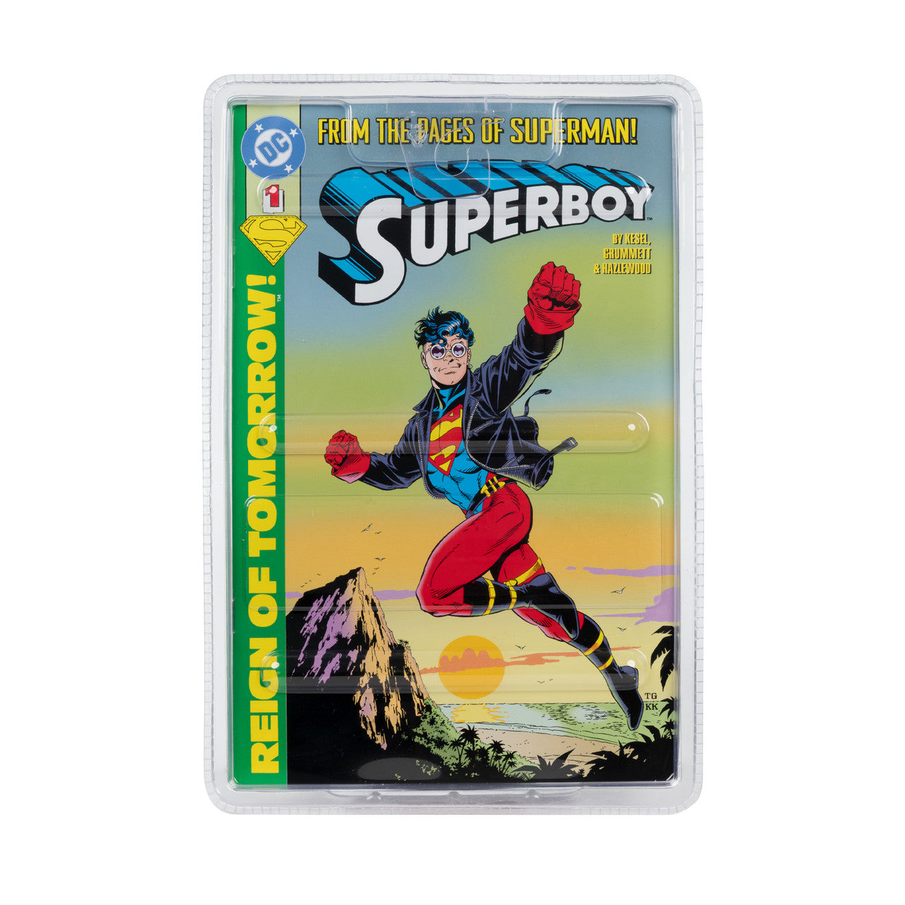 McFarlane Toys DC Direct Superboy #1 Action Figure with Comic Book