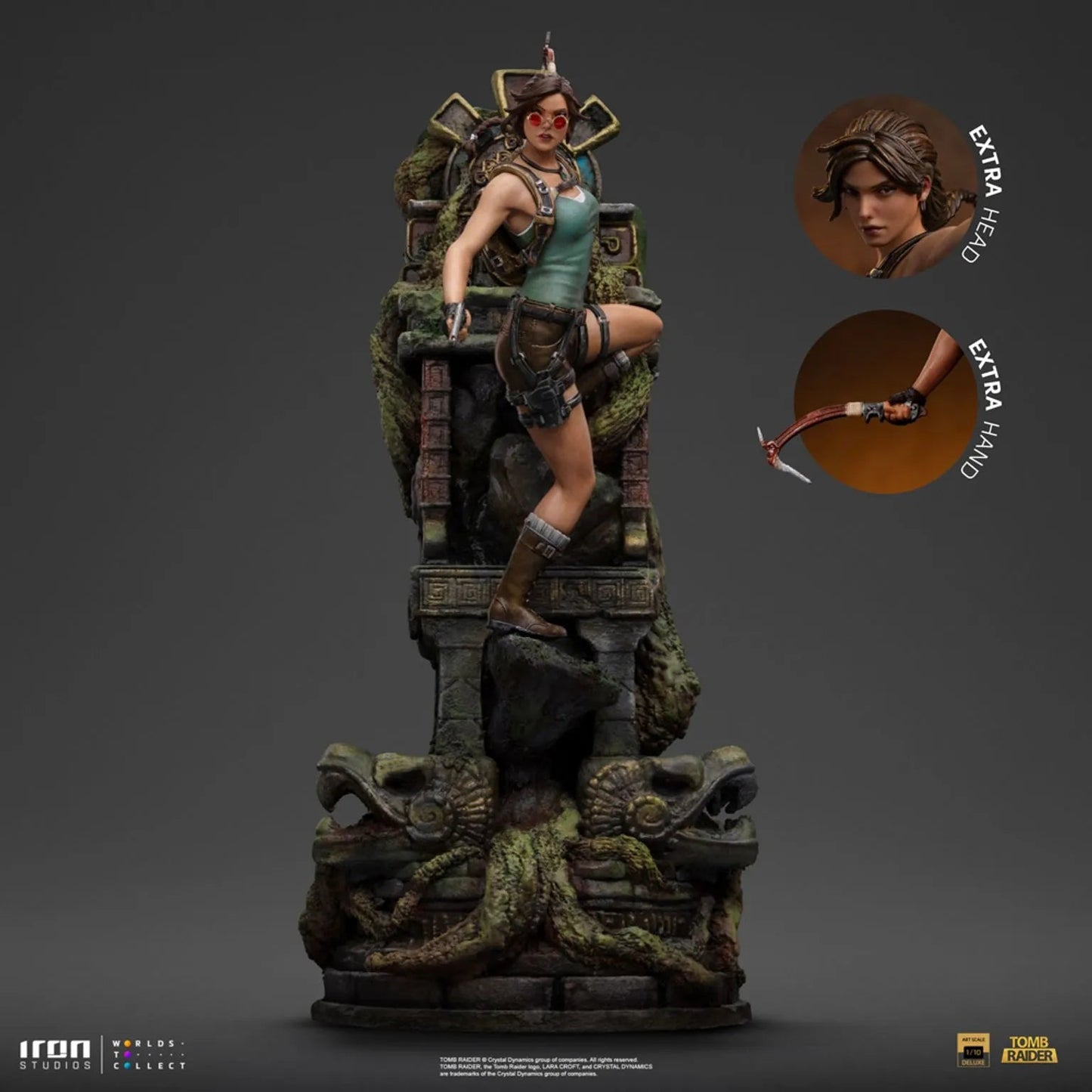 Iron Studios: Tomb Raider - Lara Croft Deluxe: Art Scale 1/10 Statue PRE ORDER