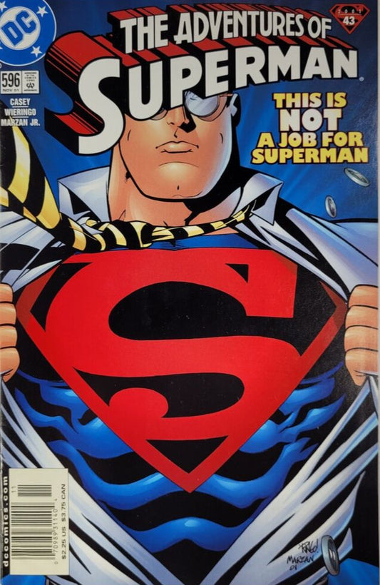 The Adventures of Superman #596 Newsstand Edition 2001