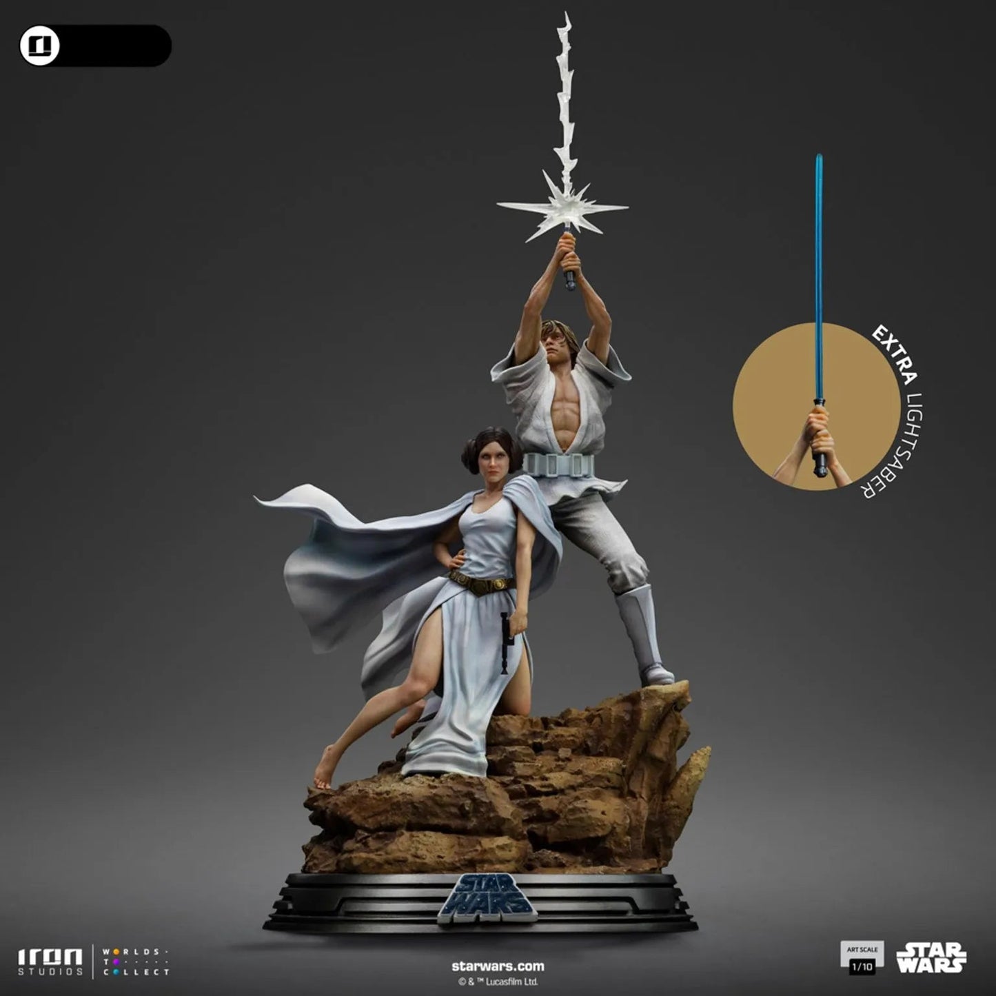 Iron Studios: Star Wars - Luke & Leia: Art Scale 1/10 Statue PRE ORDER