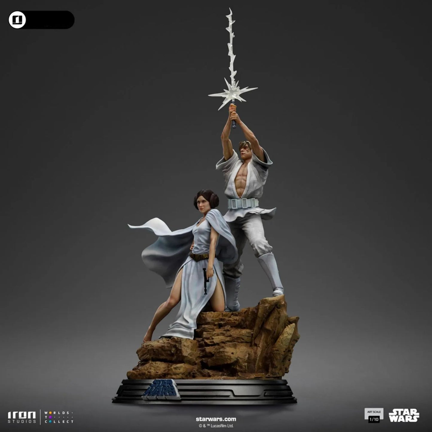 Iron Studios: Star Wars - Luke & Leia: Art Scale 1/10 Statue PRE ORDER