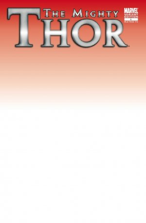 The Mighty Thor #1 Blank Variant 2011