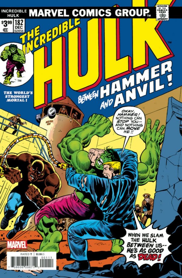 The Incredible Hulk #182 Facsimile 2020