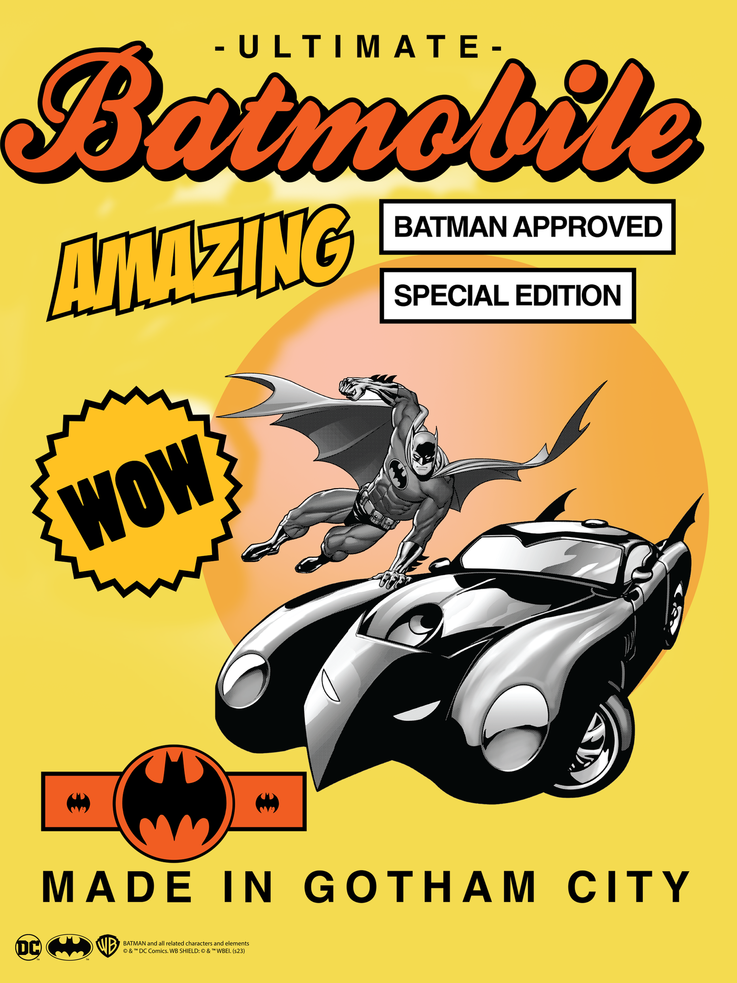 Batman Batmobile Poster #