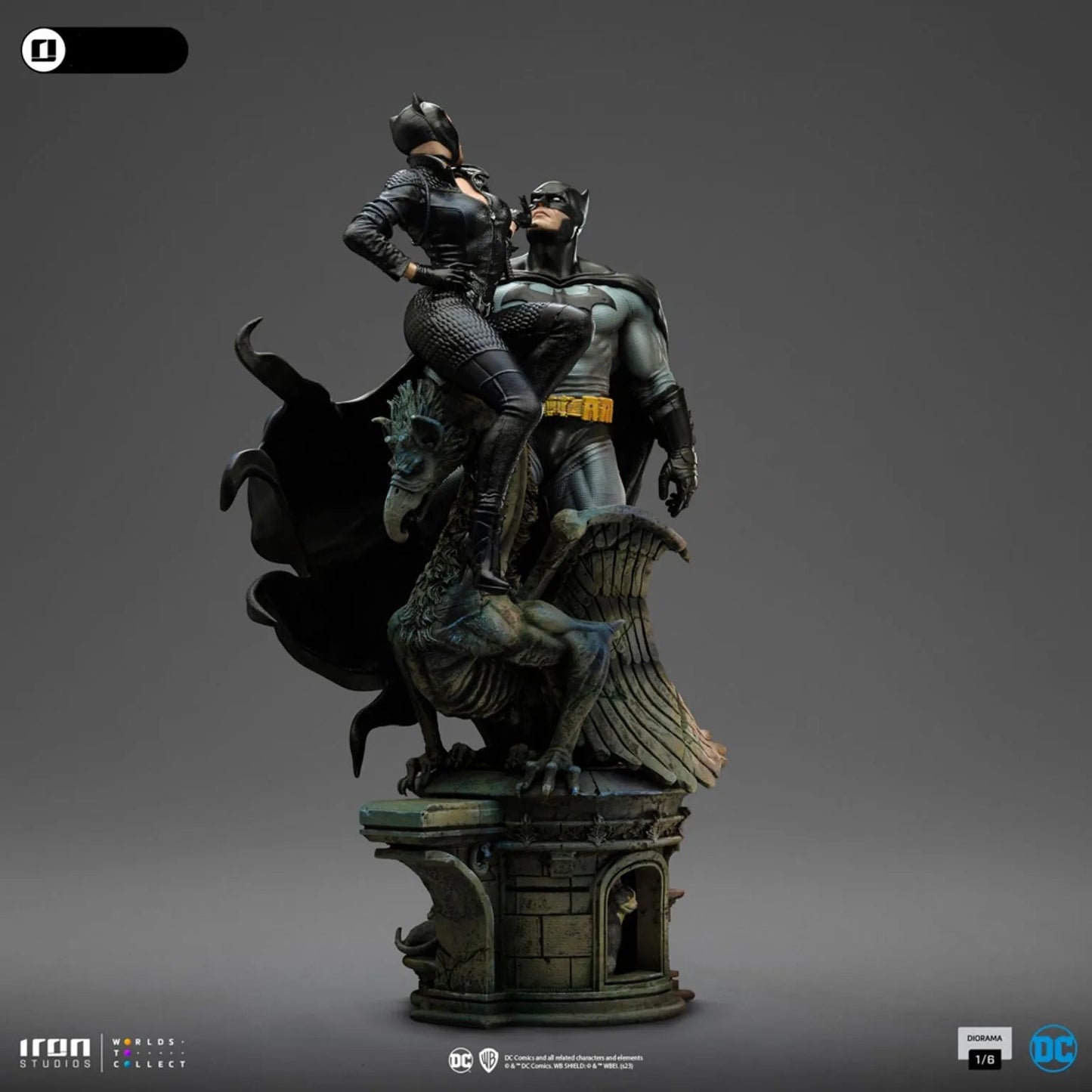 Iron Studios: DC Comics Series #9 Diorama - Batman & Catwoman: Art Scale 1/6