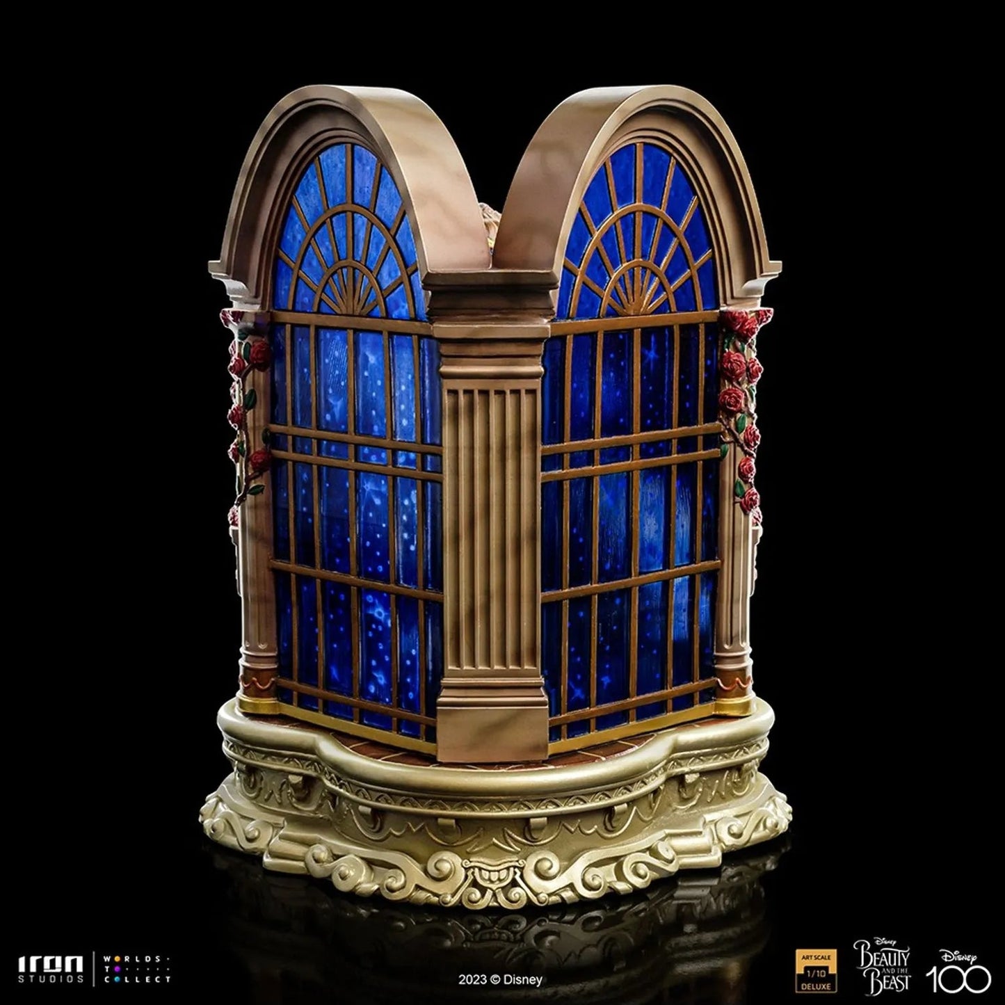 Iron Studios: Disney 100th Beauty & The Beast - Beaty & The Beast Deluxe: Art Scale 1/10 Statue PRE ORDER