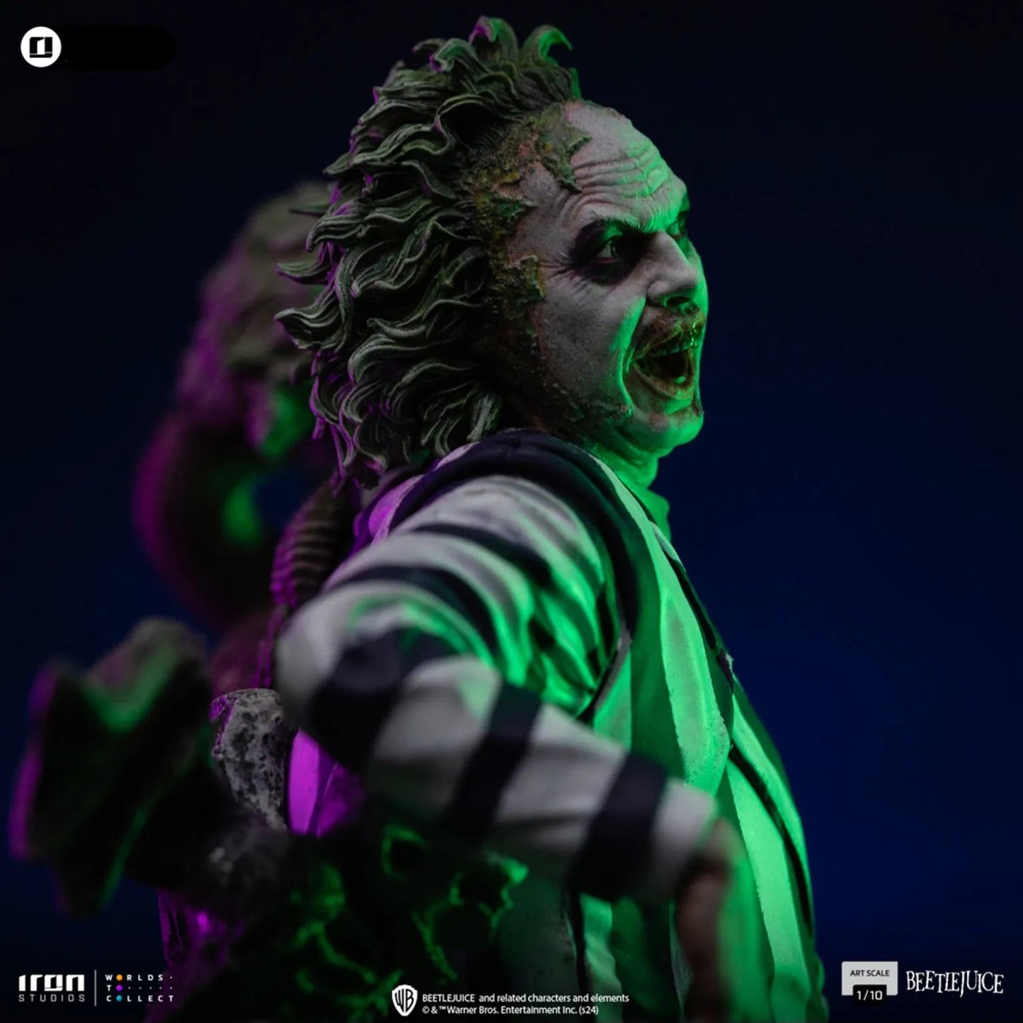 Iron Studios: Beetlejuice Beetlejuice - Beetlejuice: Art Scale 1/10 Statue PRE ORDER